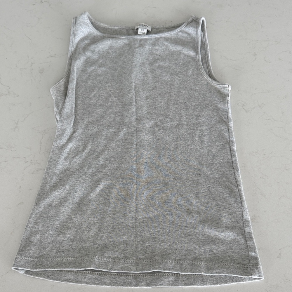 J. Crew Light Gray Sleeveless Tank Top